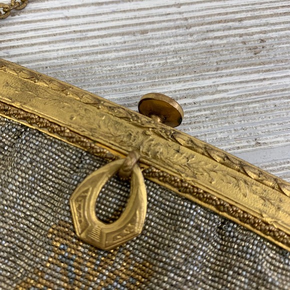 Vintage Beaded Parisian Flapper Purse/Handbag (HG) - Picture 6 of 10